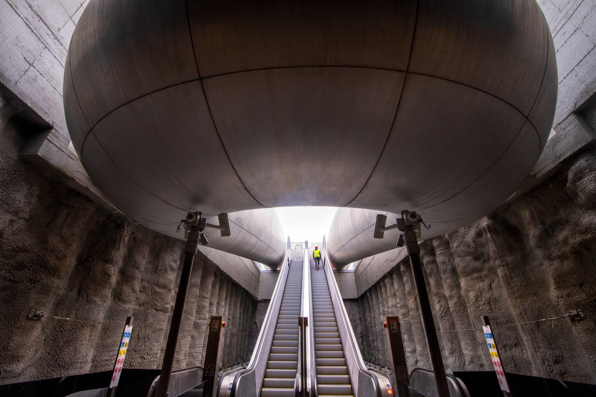 Metro Napoli Linea 7 Stazione Monte Sant'Angelo | progetto Webuild