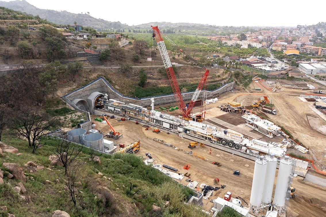 Tratta Fiumefreddo – Taormina/Letojanni, Linea ferroviaria AC Catania-Messina, TBM