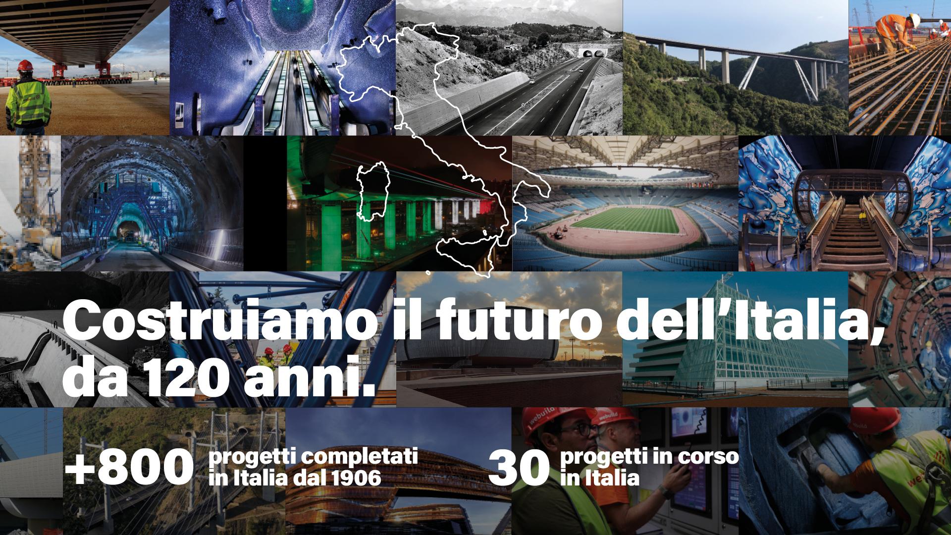 Webuild. Costruiamo il futuro dell'Italia da 120 anni