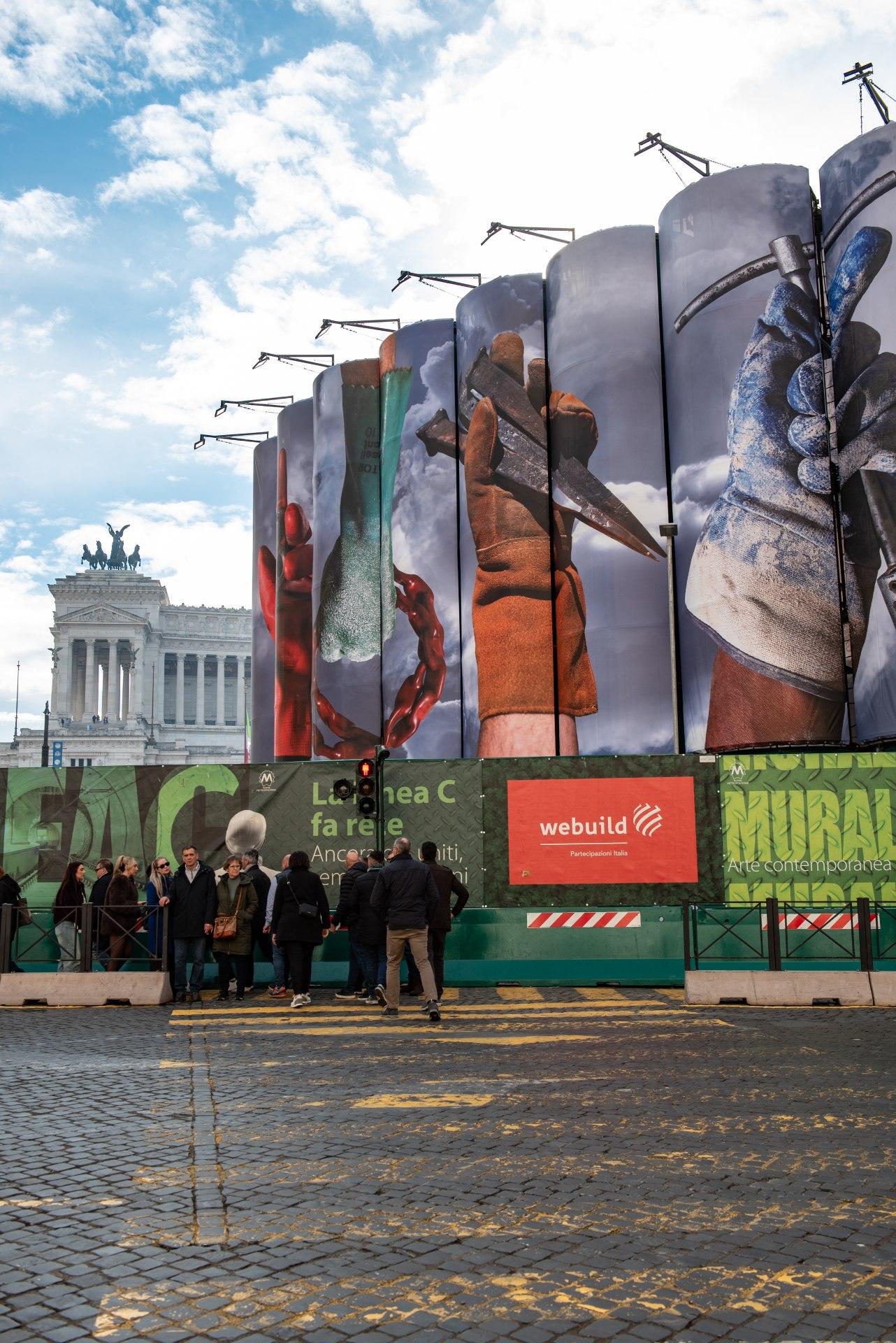 Murales, l’arte contemporanea in metro, Metropolitana di Roma Linea C